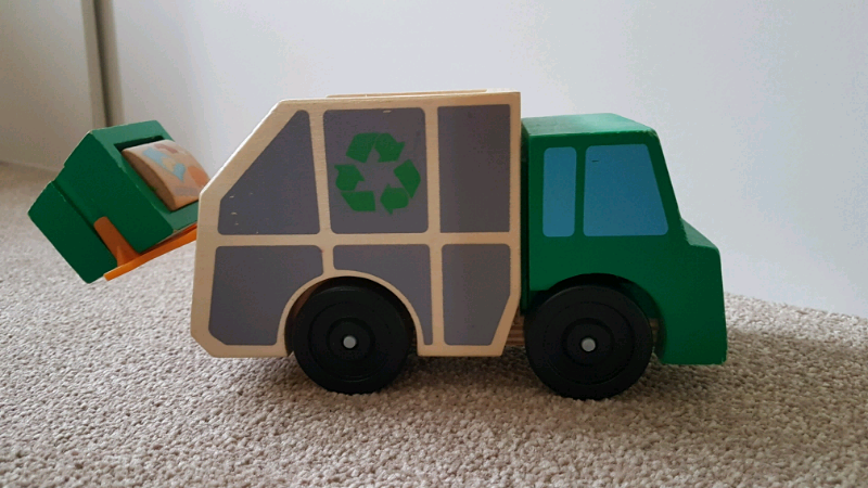 melissa and doug recycling truck